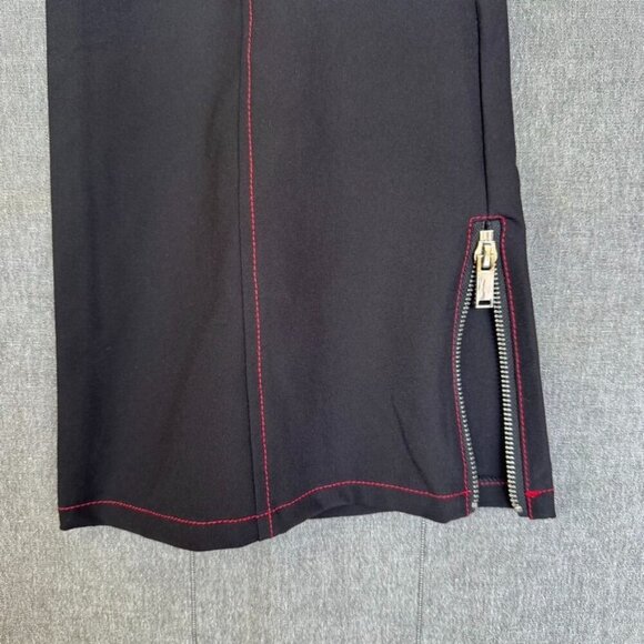 Current Mood Creating Chaos Strappy Black Stretch Skirt Overlay Pants Size XL - Picture 8 of 16